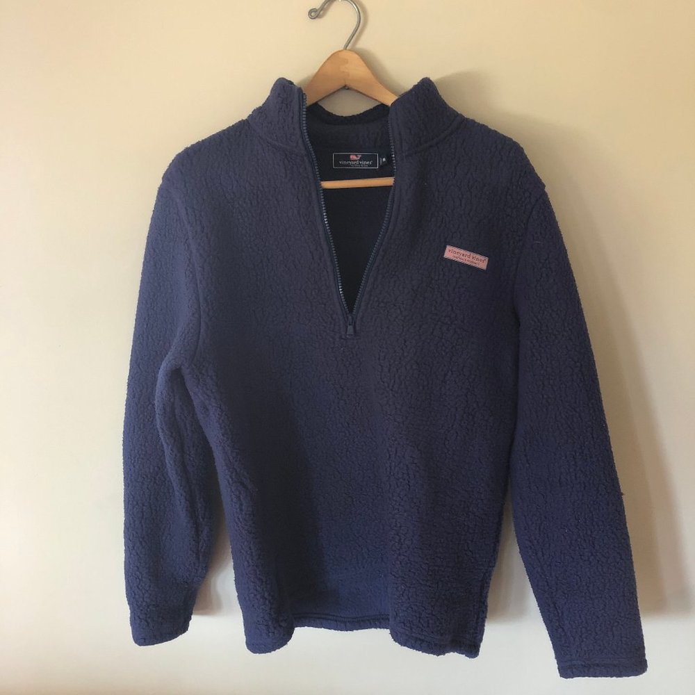 Retro Pile Fleece Pullover 1/4 Zip NWOT
